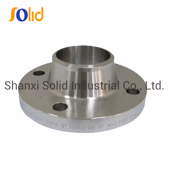Professional Wholesale OEM BS, ANSI, JIS, DIN 304L Stainless Steel Carbon Steel A105 Forged Welding Neck 150lbs Threaded Forged Flanges Factory Price