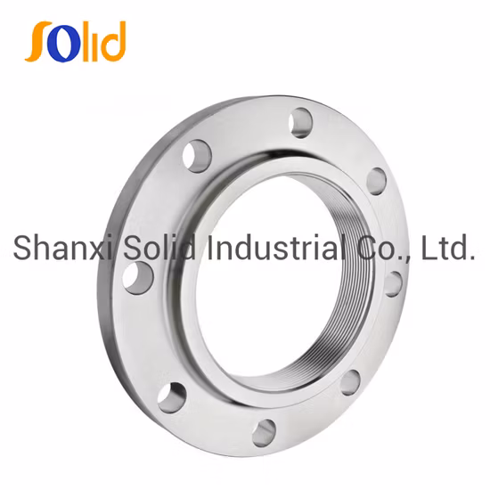 Professional Wholesale OEM BS, ANSI, JIS, DIN 304L Stainless Steel Carbon Steel A105 Forged Welding Neck 150lbs Threaded Forged Flanges Factory Price