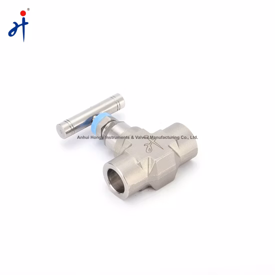 Valve à aiguille forgée par soudure bout à bout à haute pression de l'acier inoxydable SS316 10000psi